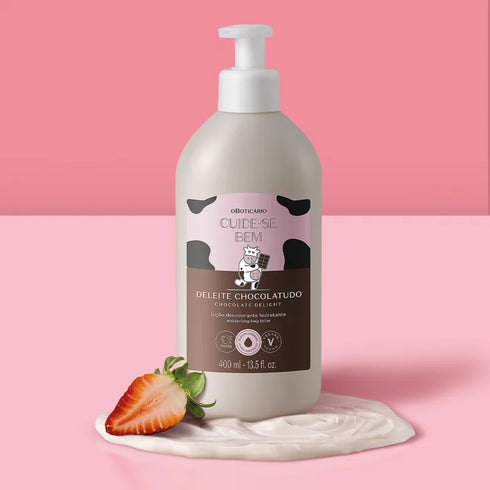 O Boticário Cuide-se Bem Deleite Chocolatudo Hydrating Body Lotion 400ml